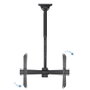 TooQ LPCE1170TSLI-B Soporte de Techo Giratorio, Inclinable y Nivelable para TV de 37 a 70 Pulgadas, Hasta 50 kg